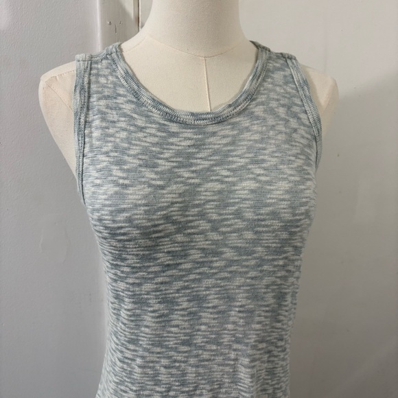 Anthropologie Sol Angeles Sz S Textured Sleeveless Dress Aqua Green Boho Coastal - Picture 2 of 9